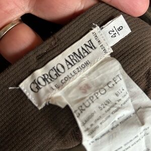 Giorgio Armani Dark Brown women pants size 42